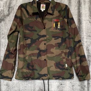 VANS Off the Wall camouflage Rain Jacket